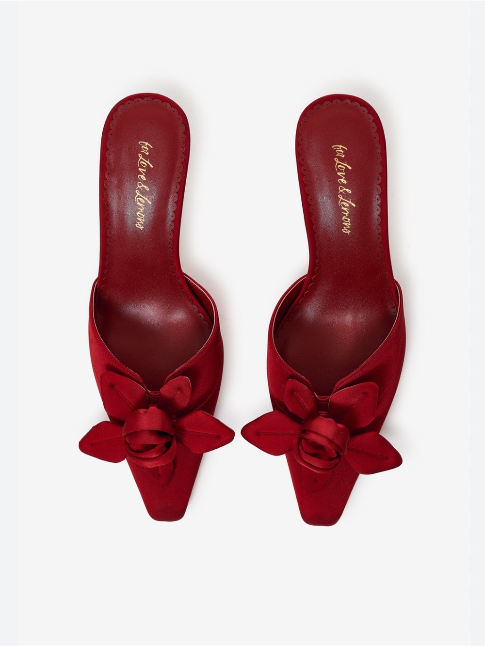 NWOT For Love and Lemons Claudine Mule Heel